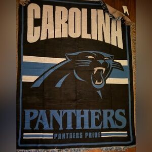 FOCO Carolina Panthers Throw Blanket-NWT